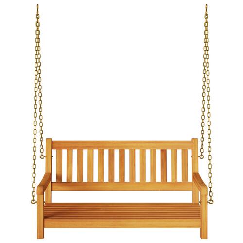2-personers have svingbænk 110x56x58 cm massivt akacietræ