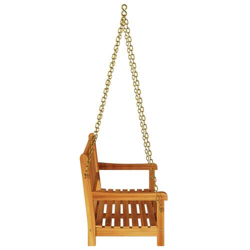 2-personers have svingbænk 110x56x58 cm massivt akacietræ