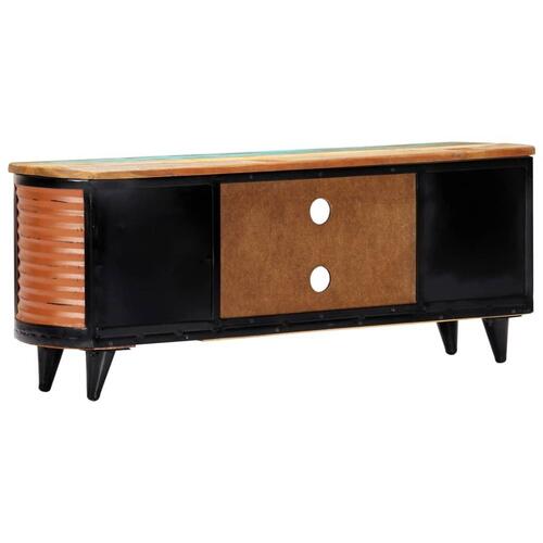Tv-skab 120x30x45 cm massivt genbrugstræ