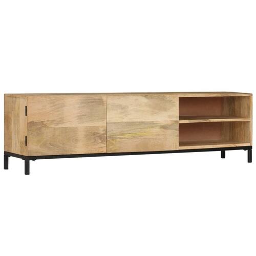Tv-skab massivt mangotræ 145 x 30 x 41 cm
