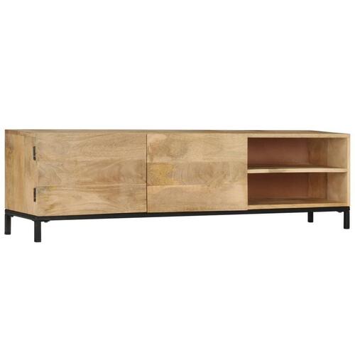 Tv-skab massivt mangotræ 145 x 30 x 41 cm