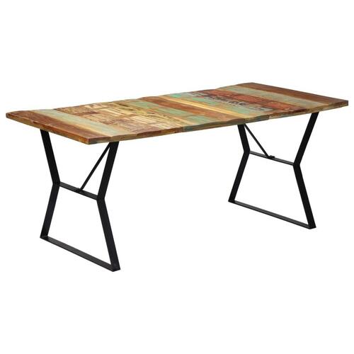 Spisebord 180x90x76 cm massivt genbrugstræ