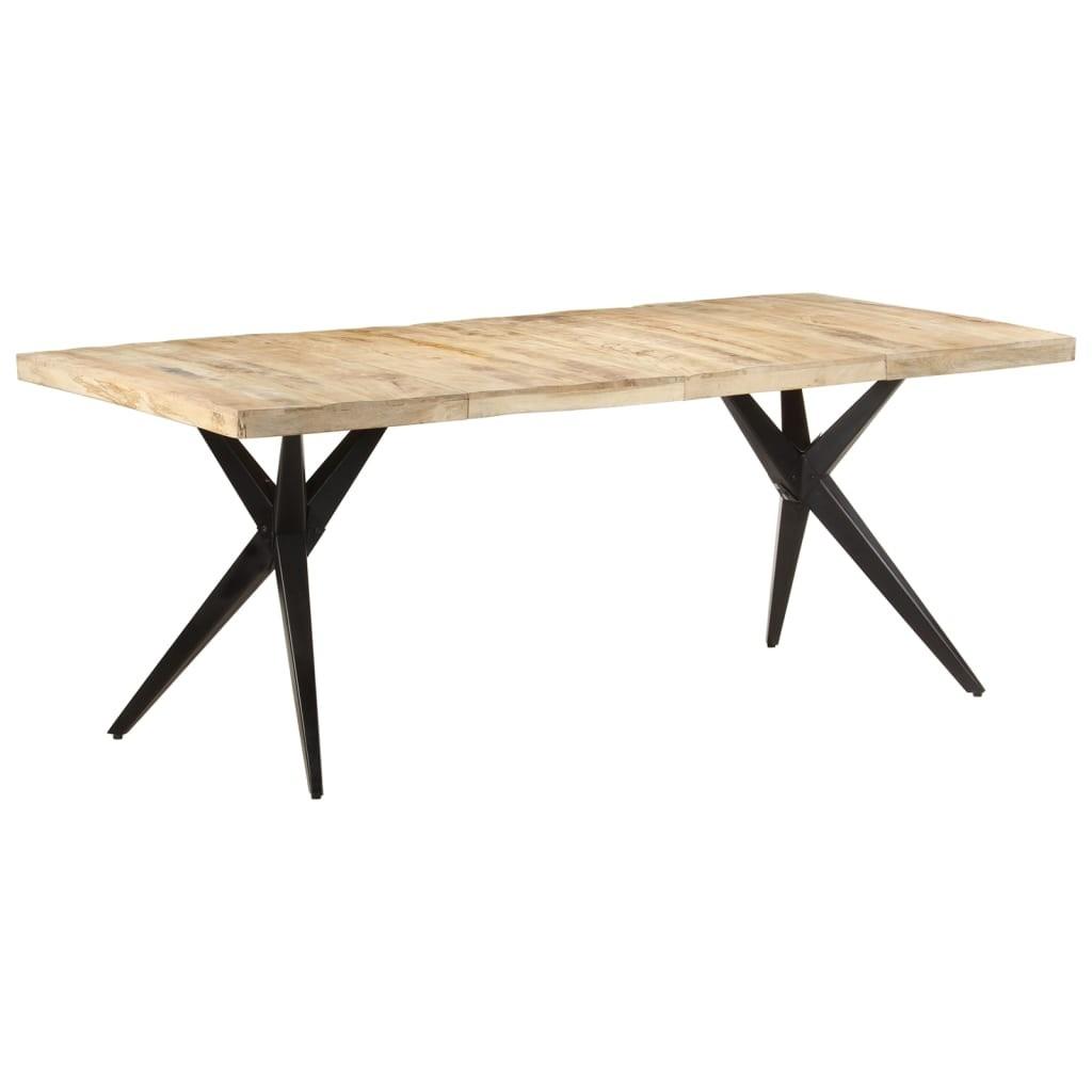Spisebord 200x90x76 cm ru mangotræ
