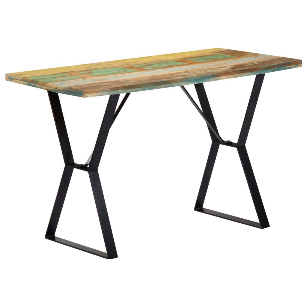 Spisebord 150x30x33 cm massivt genbrugstræ