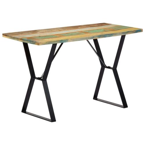 Spisebord 150x30x33 cm massivt genbrugstræ