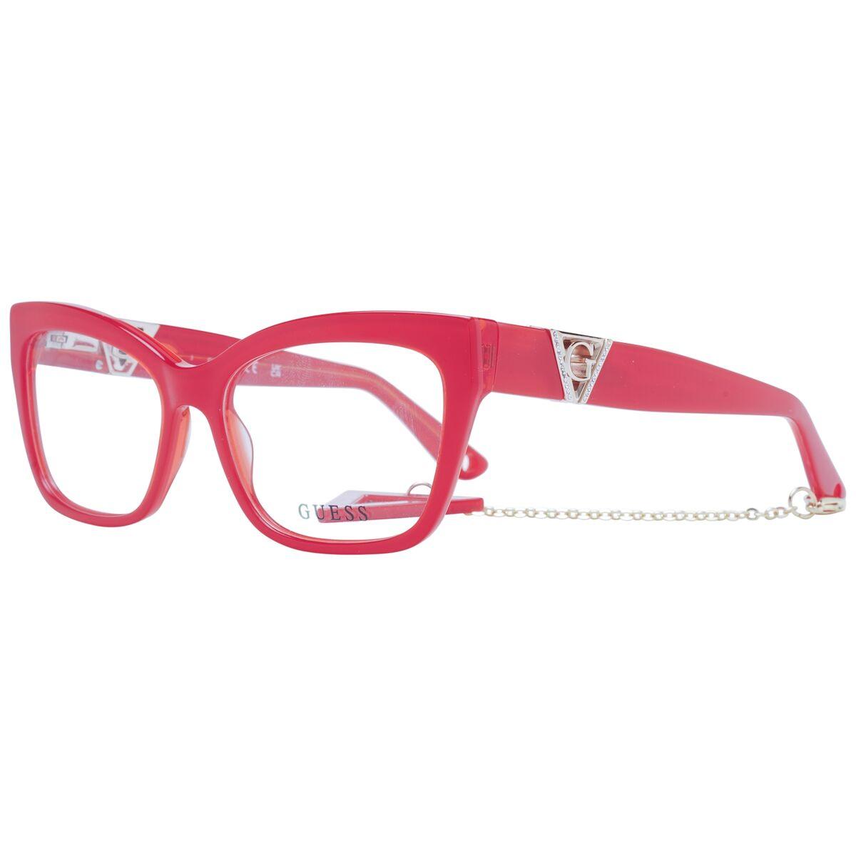 Guess GU2960 54066 brillestel - dame, rød cat-eye