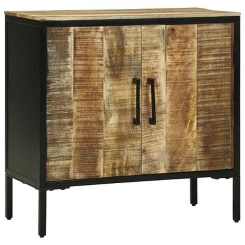 Sideboard 70x35x70 cm Solid Rough Wood Mango