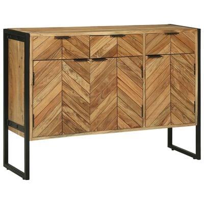 Sidebord Brun 100 x 30 x 75 cm Massivt akacietræ