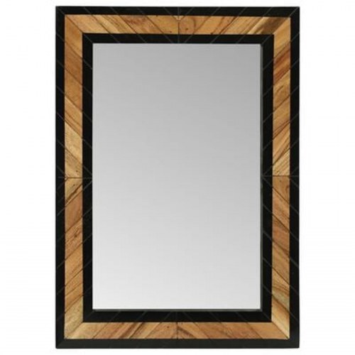 Spejl 70x2x70 cm Solid Træ Akacie
