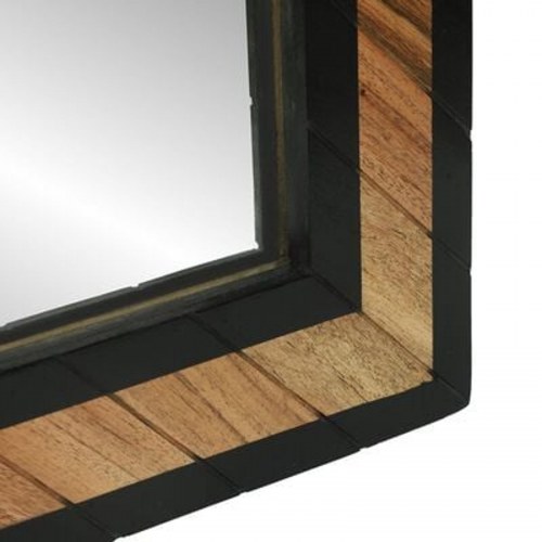 Spejl 70x2x70 cm Solid Træ Akacie