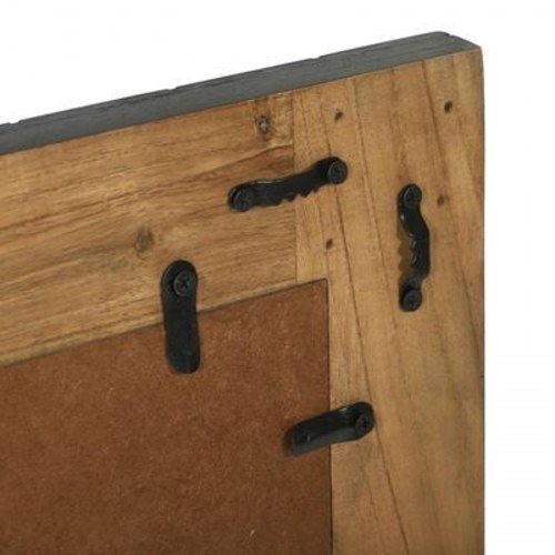 Spejl 70x2x70 cm Solid Træ Akacie