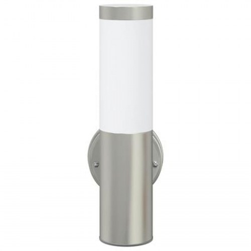 Udendørs Væglampe 2 stk Sølv Rustfrit Stål IP44