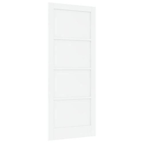 Indretningsdør 'ORKDAL'Hvid 86x211x4 cm Solid Træfyr