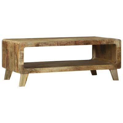 Sofabord Brun 90 x 50 x 35 cm Massivt ru mangotræ