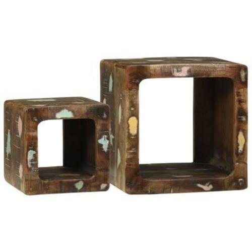 TV Enhed 36x36x30 cm Solid Træ Genbrug