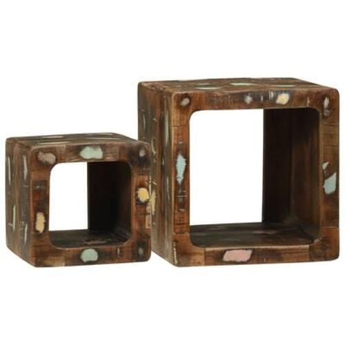 TV Enhed 36x36x30 cm Solid Træ Genbrug