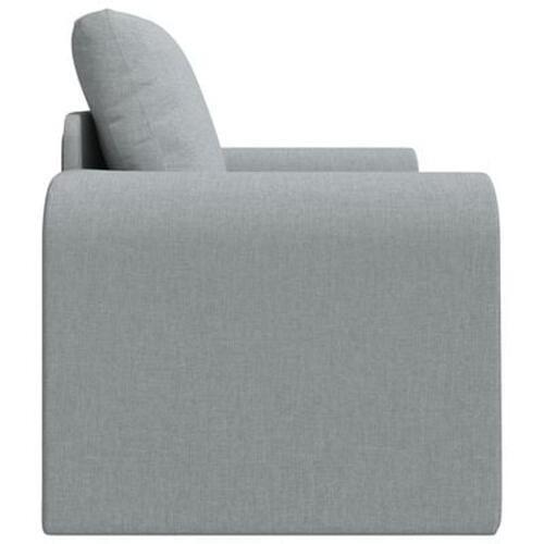 Gulv Sofa Bed 2-i-1 Lysegrå 98x71x83 cm Stof