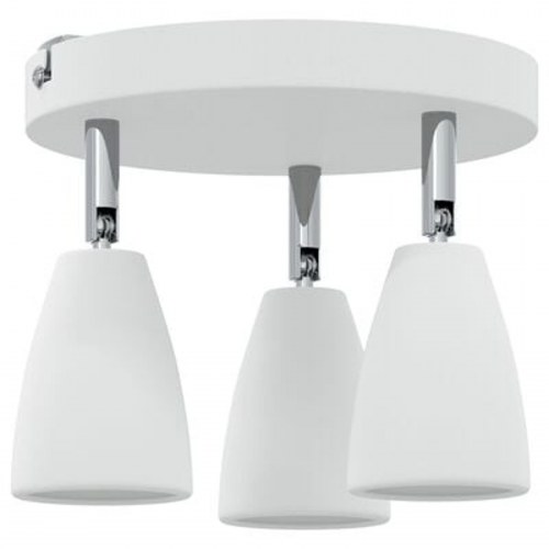 Loftspotlight 3-vejs justerbar hvid GU10