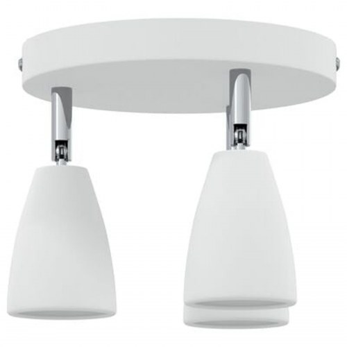 Loftspotlight 3-vejs justerbar hvid GU10