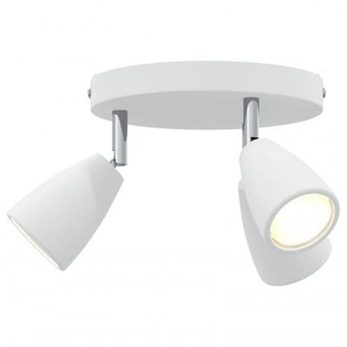 Loftspotlight 3-vejs justerbar hvid GU10