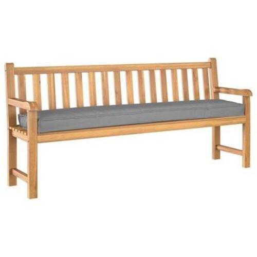 Pallet Pude til Bænk Grå 180x40x8 cm Oxford Stof