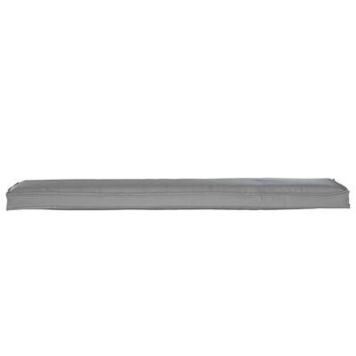 Pallet Pude til Bænk Grå 180x40x8 cm Oxford Stof