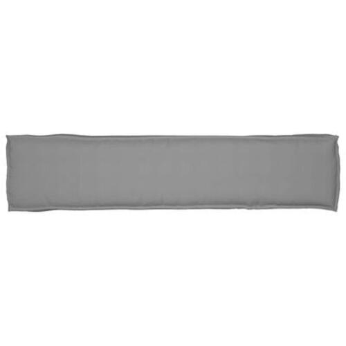 Pallet Pude til Bænk Grå 180x40x8 cm Oxford Stof