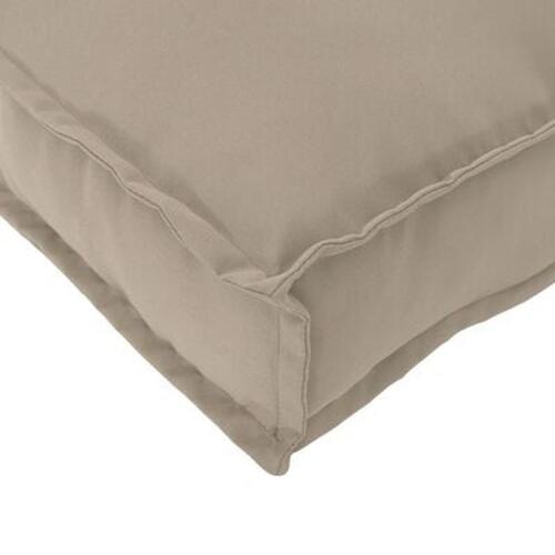 Pallet Pude til Bænk Taupe 180x40x8 cm Oxford Stof