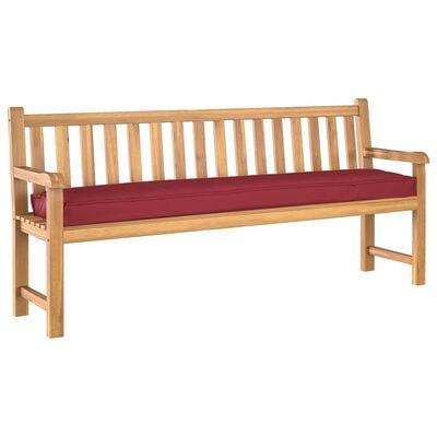 vidaXL Pallet pude Oxford stof Vinrød 180 x 40 x 8 cm