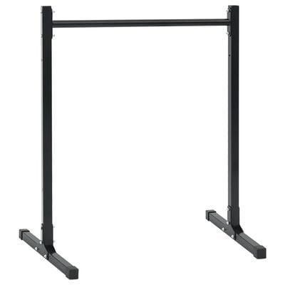 Dip station 2 stk. sort 55 x 90 x 104,5 cm i pulverlakeret stål