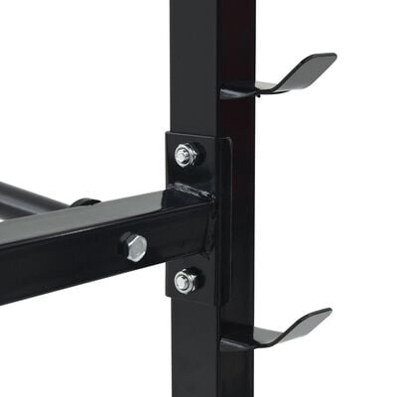 Dumbbell Rack med 7 Holdere og 8 Kroge 300 kg Stål