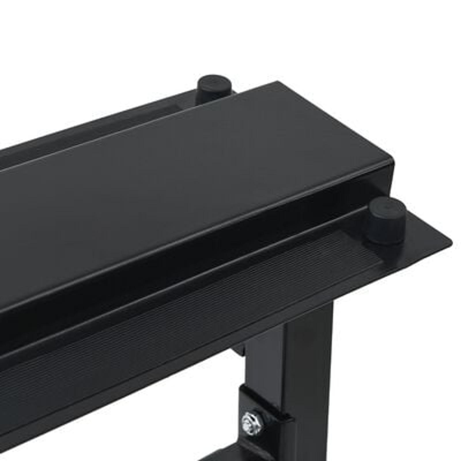 Dumbbell Rack med 7 Holdere og 8 Kroge 300 kg Stål