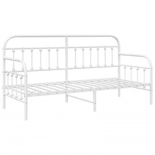 Dagbedramme Hvid 80x200 cm Stål