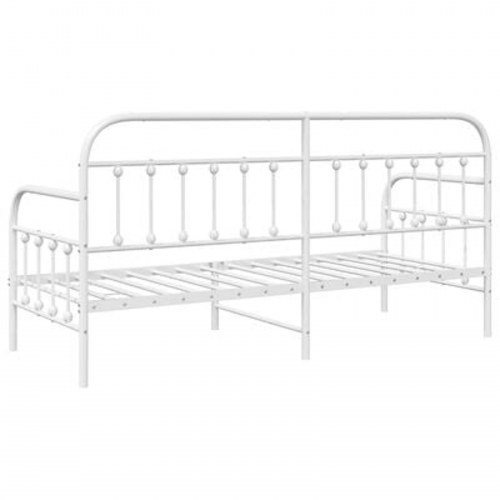 Dagbedramme Hvid 80x200 cm Stål