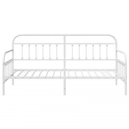 Sovesofa Ramme Hvid 107x203 cm Stål