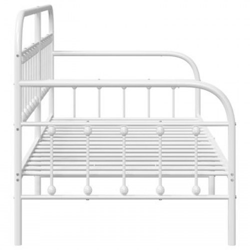 Sovesofa Ramme Hvid 107x203 cm Stål