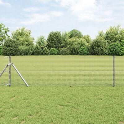 Svejset Trådhegn Sølv 0.6 x 25 m Stål