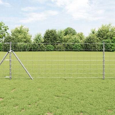 vidaXL Vild Heg 1000 x 80 x 0,18 cm Jern Hot Dip Galvaniseret