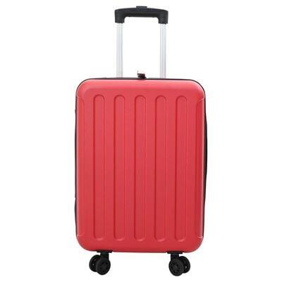 Kuffert med lås Rød 43 x 27 x 66 cm ABS Plastik