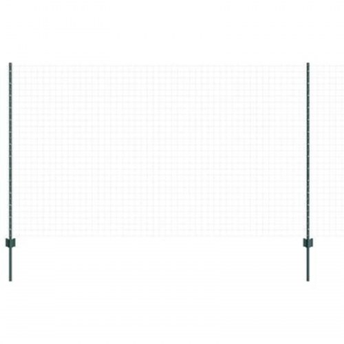 Hegnspæle 5 stk U-Kanal Grøn 140 cm Stål
