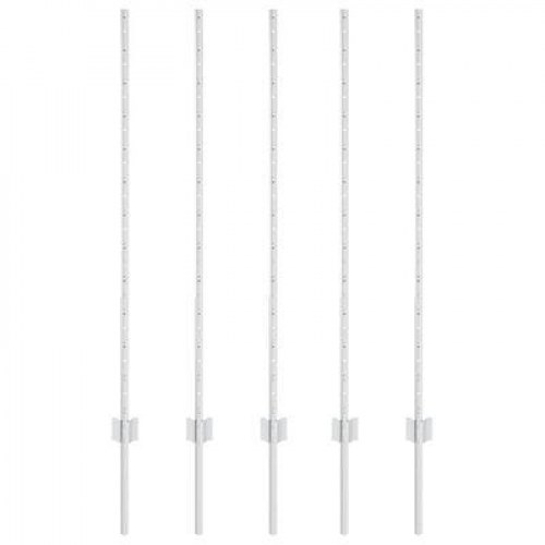 Hegn Stolper 10 stk U-Channel 120 cm Galvaniseret Stål