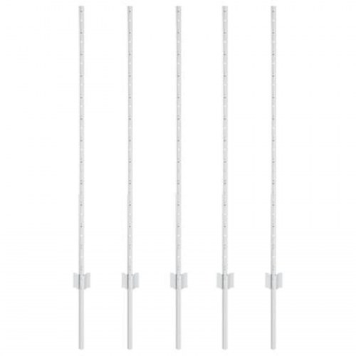 Hegn Stolper 10 stk U-Channel 120 cm Galvaniseret Stål