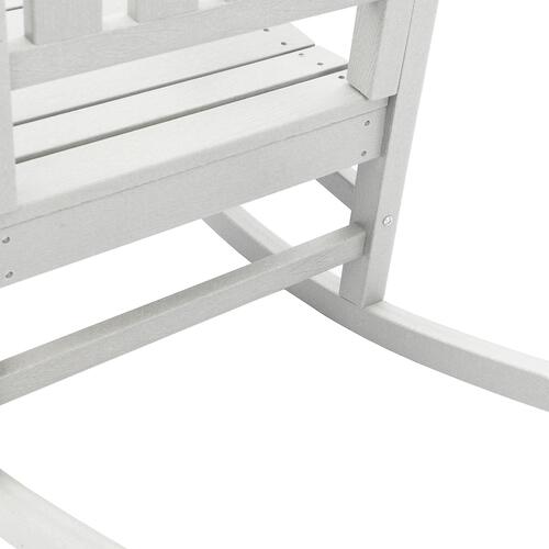 Gyngestol Hvid 70x92x108 cm HDPE