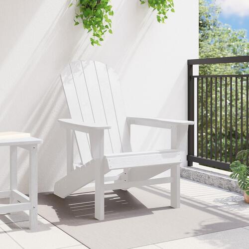 Adirondack Stol Hvid 74x82x91 cm HDPE