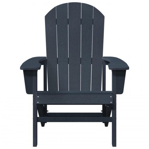Adirondack stol Marineblå 74x82x91 cm HDPE