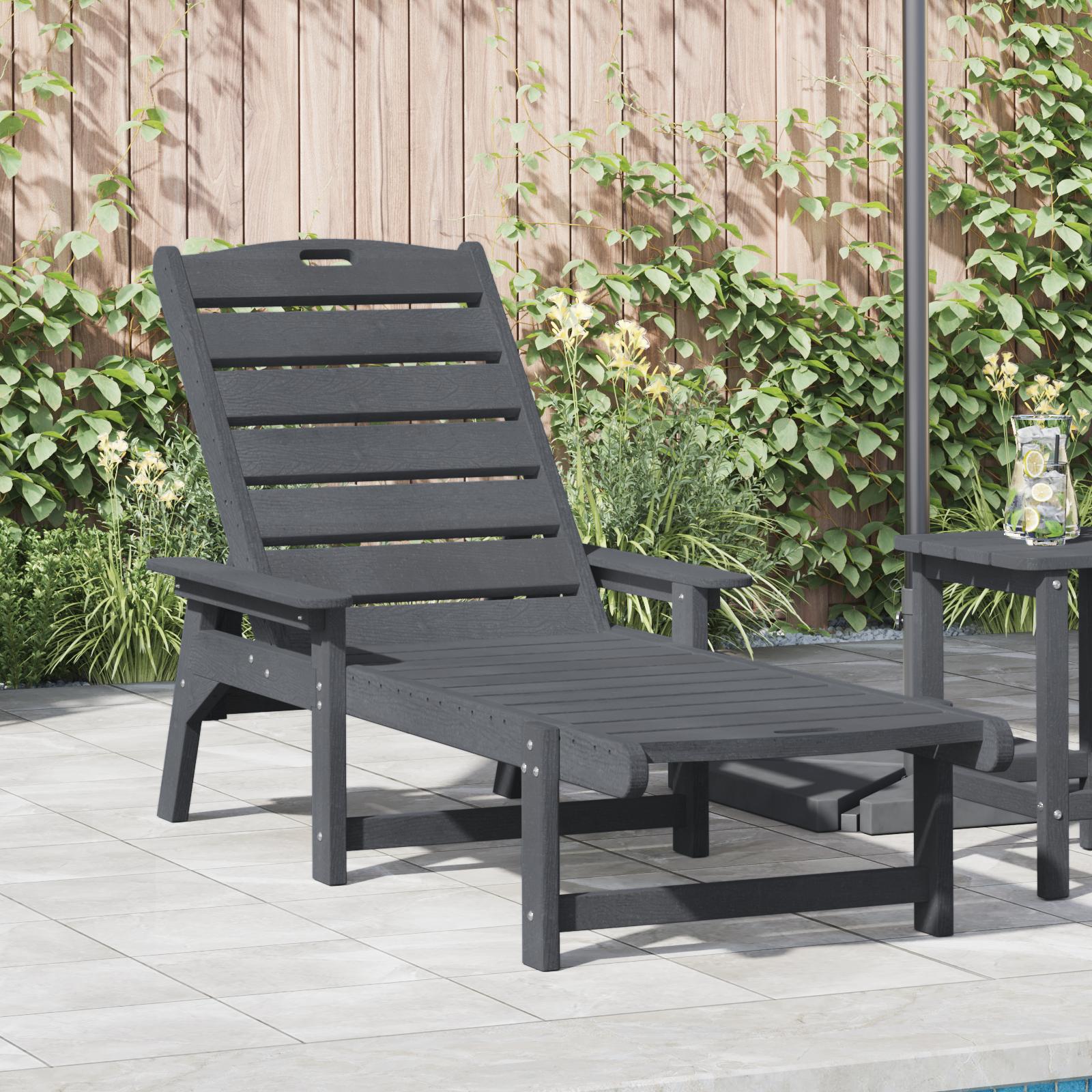 Solstol Lysegrå 73.5 x 92 x 90cm HDPE