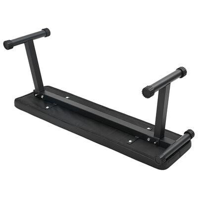 Foldbar Vægtbænk 100 kg Sort 107x27x41 cm Stål