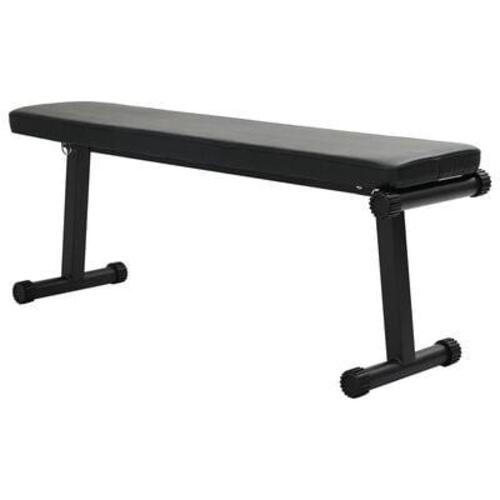 Foldbar Vægtbænk 100 kg Sort 107x27x41 cm Stål