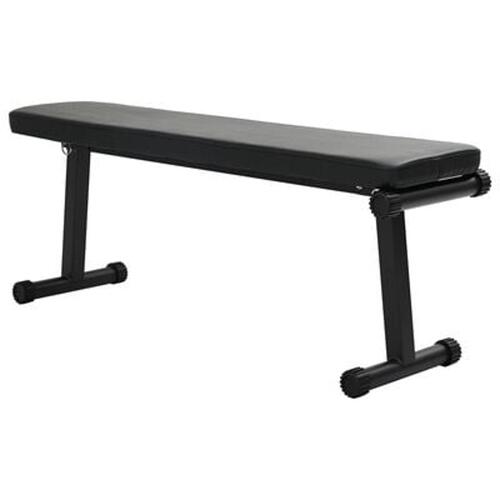 Foldbar Vægtbænk 100 kg Sort 107x27x41 cm Stål