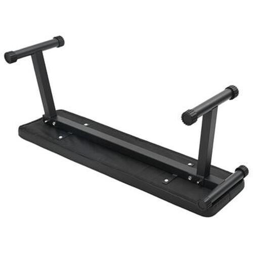Foldbar Vægtbænk 100 kg Sort 107x27x41 cm Stål